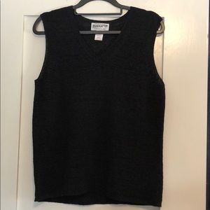 Pendleton black sweater vest